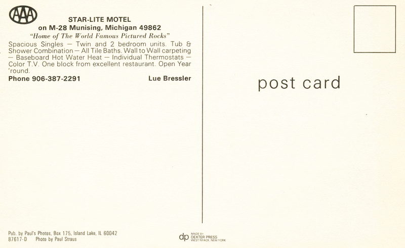 Superior Motel & Suites (Star-Lite Motel, Star Lite Motel) - Vintage Postcard